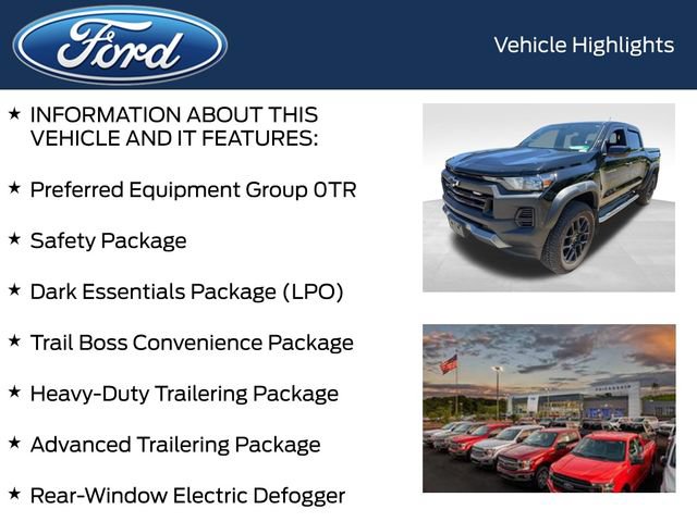Used 2023 Chevrolet Colorado Trail Boss w/ LPO, Dark Essentials Package AWD/4WD image 5