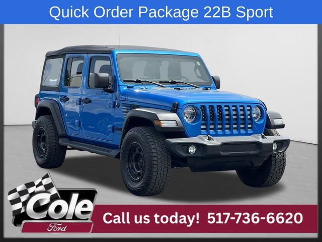 Used 2022 Jeep Wrangler Unlimited Sport AWD/4WD image 1