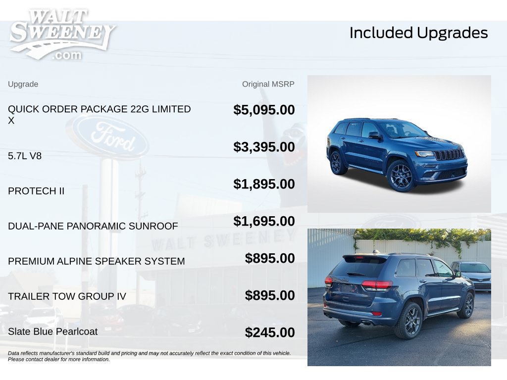 Used 2020 Jeep Grand Cherokee Limited X AWD/4WD image 12