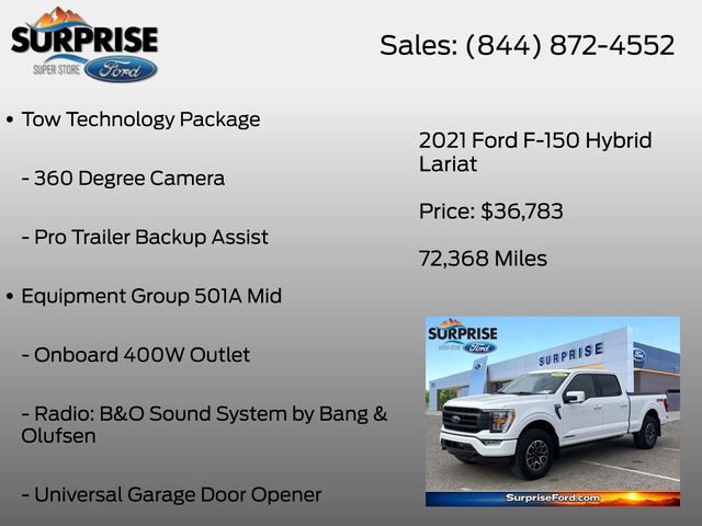 Certified 2021 Ford F150 Lariat AWD/4WD image 7