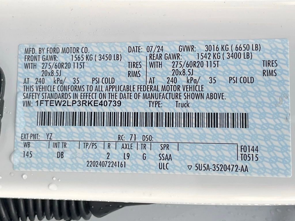 Certified 2024 Ford F150 STX w/ STX Black Appearance Package image 66