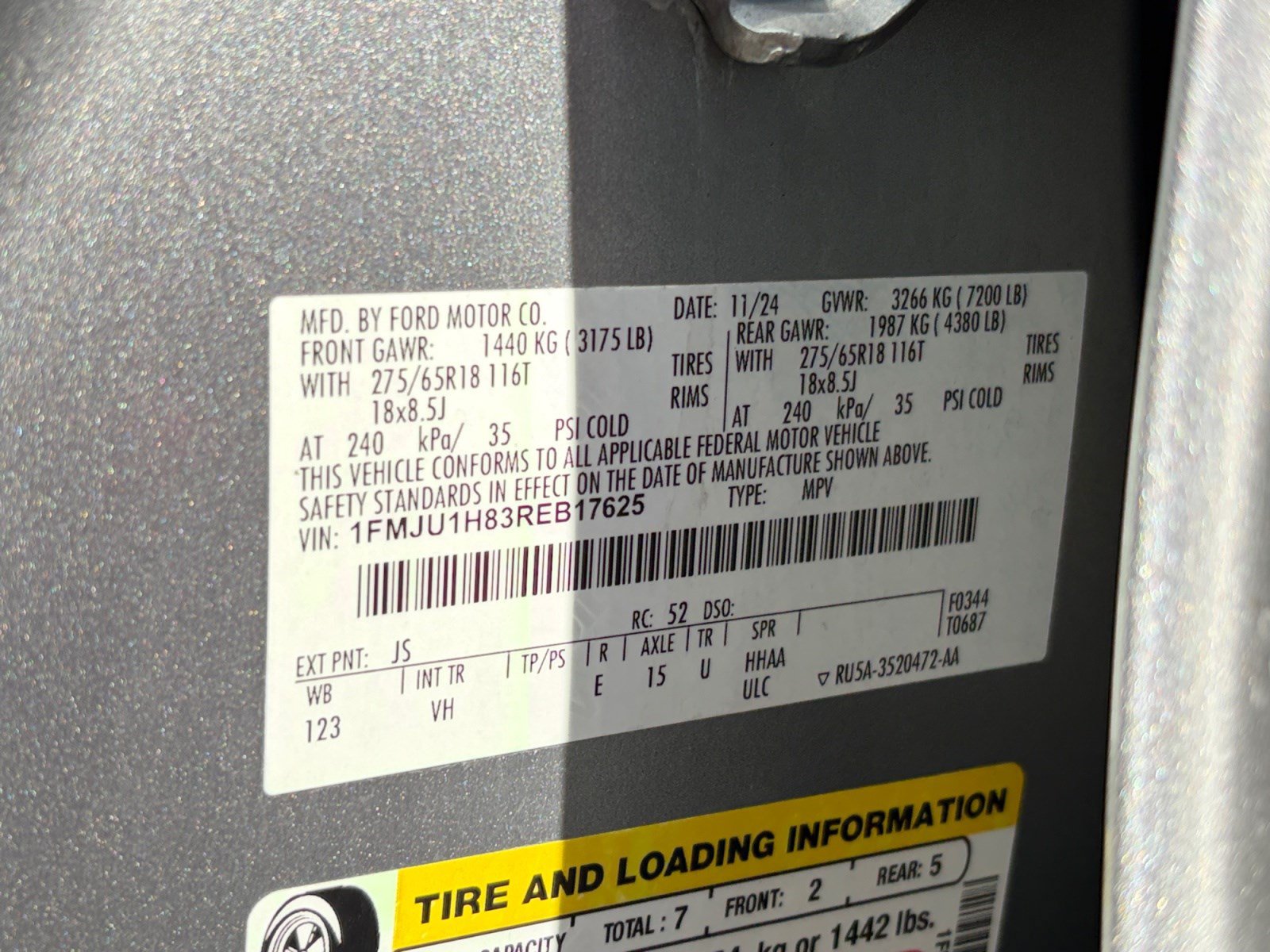 Certified 2024 Ford Expedition XLT RWD image 25