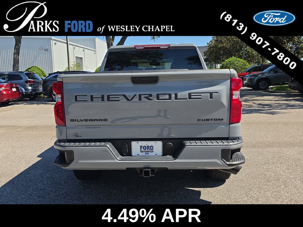 Used 2025 Chevrolet Silverado 1500 Custom w/ Turbomax Blackout Package RWD image 6