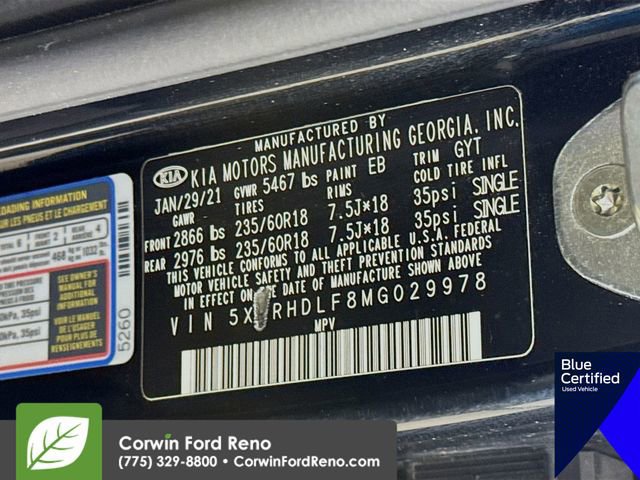 Used 2021 Kia Sorento EX image 35