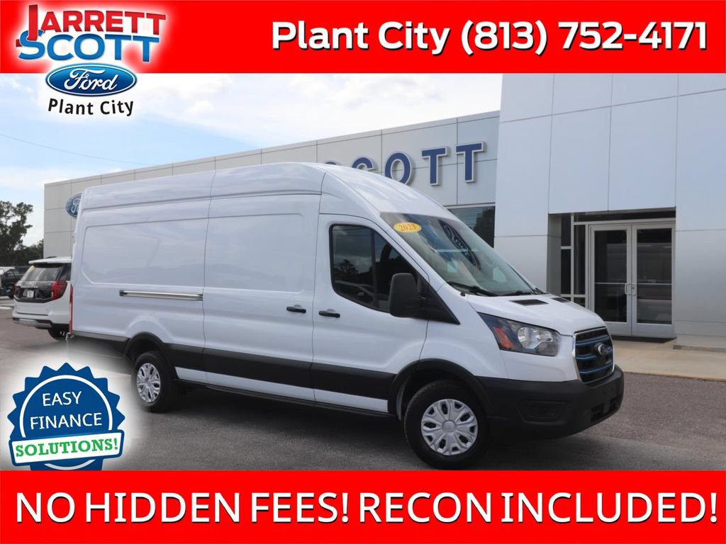 Certified 2023 Ford E-Transit 148 High Roof Extended w/ Interior Upgrade Package RWD image 1