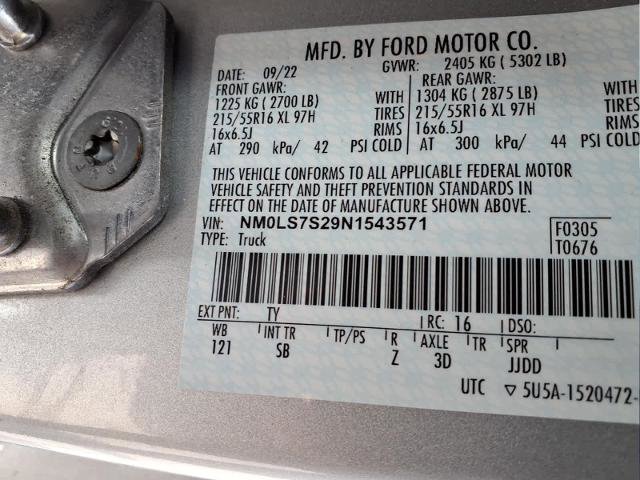 Certified 2022 Ford Transit Connect XL image 31