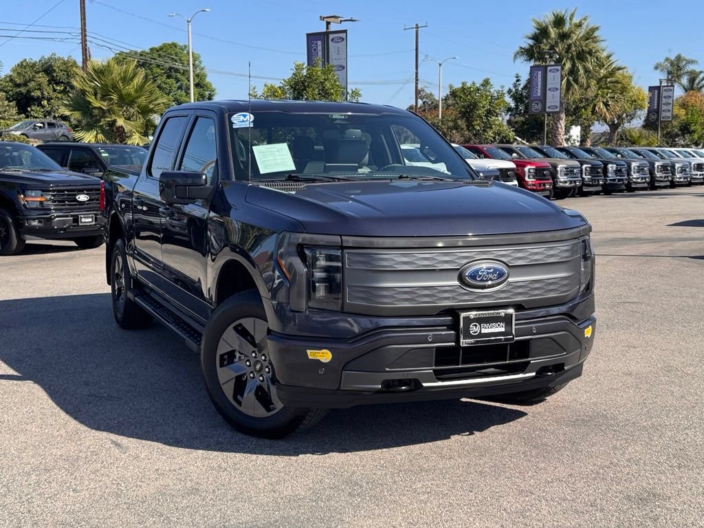 Certified 2022 Ford F150 Lightning Lariat w/ Tow Technology Package AWD/4WD image 2
