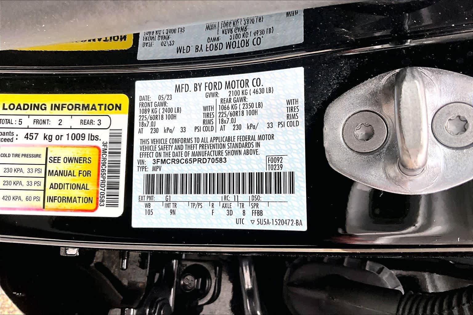 Certified 2023 Ford Bronco Sport Outer Banks w/ Tech Package AWD/4WD image 34