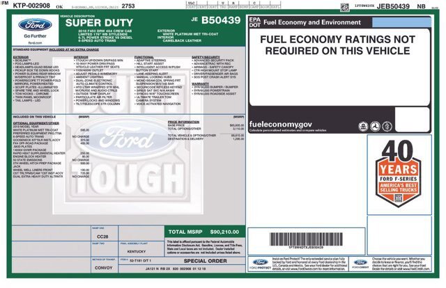 Certified 2018 Ford F450 Limited AWD/4WD image 33