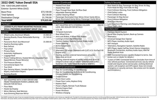 Used 2022 GMC Yukon Denali RWD image 27