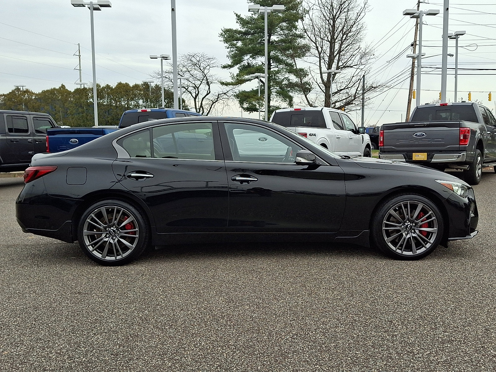 Used 2021 INFINITI Q50 Red Sport 400 w/ All Weather Package image 12