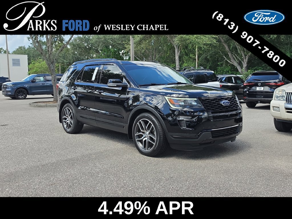 Certified 2018 Ford Explorer Sport w/ Equipment Group 401A AWD/4WD image 1