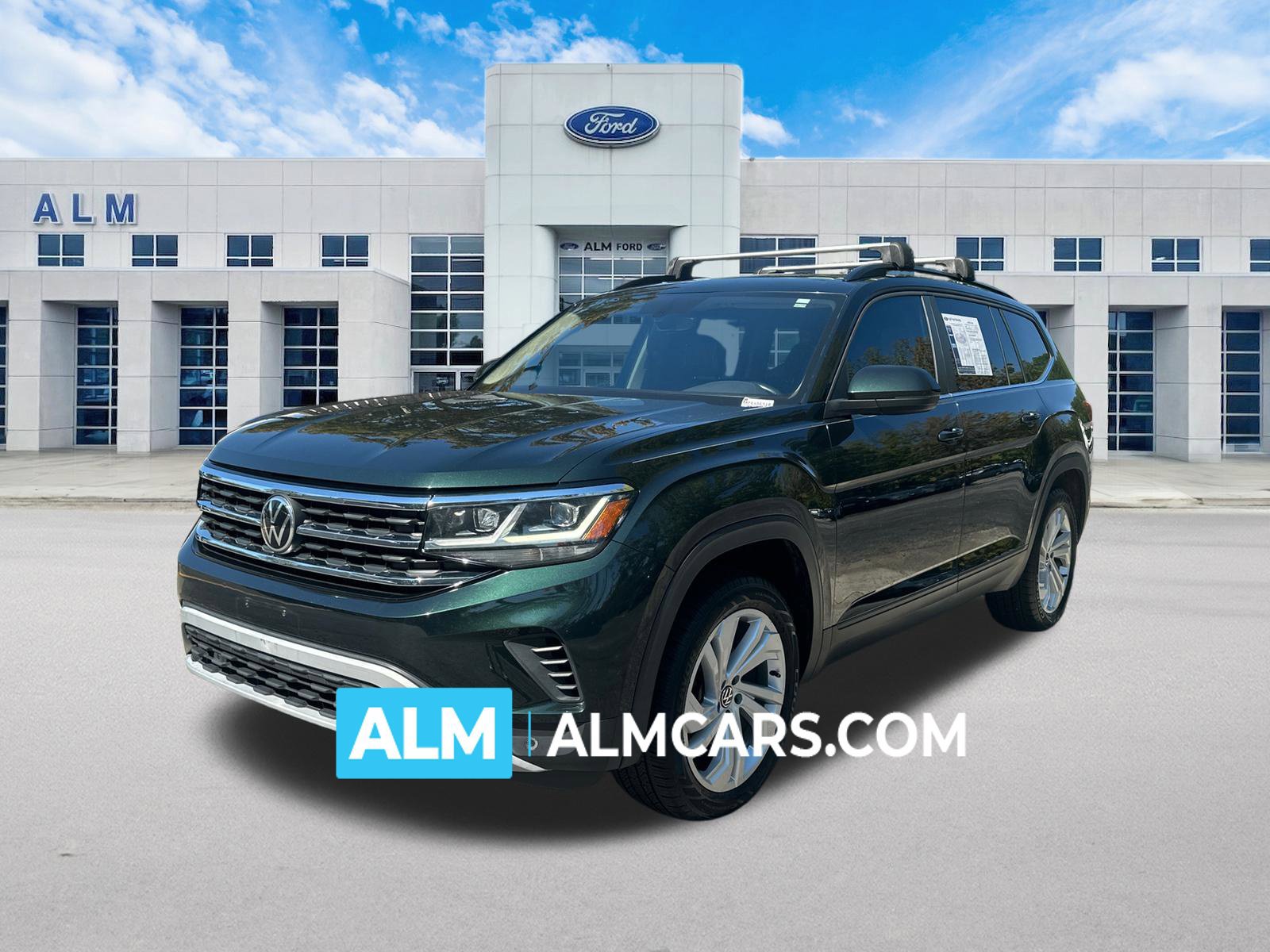 Used 2021 Volkswagen Atlas SE w/ Panoramic Sunroof Package FWD image 1