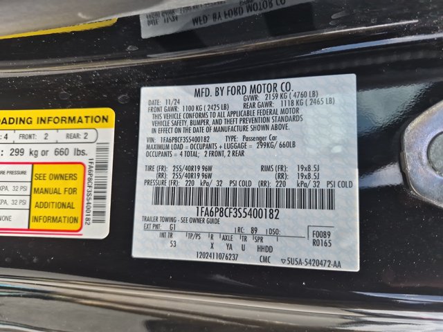 Certified 2025 Ford Mustang GT Premium RWD image 36