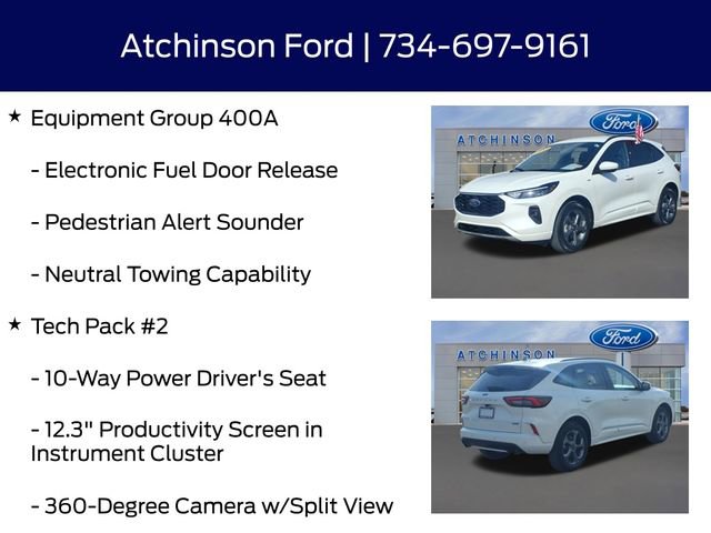 Certified 2023 Ford Escape ST-Line Select w/ Tech Pack #2 AWD/4WD image 13