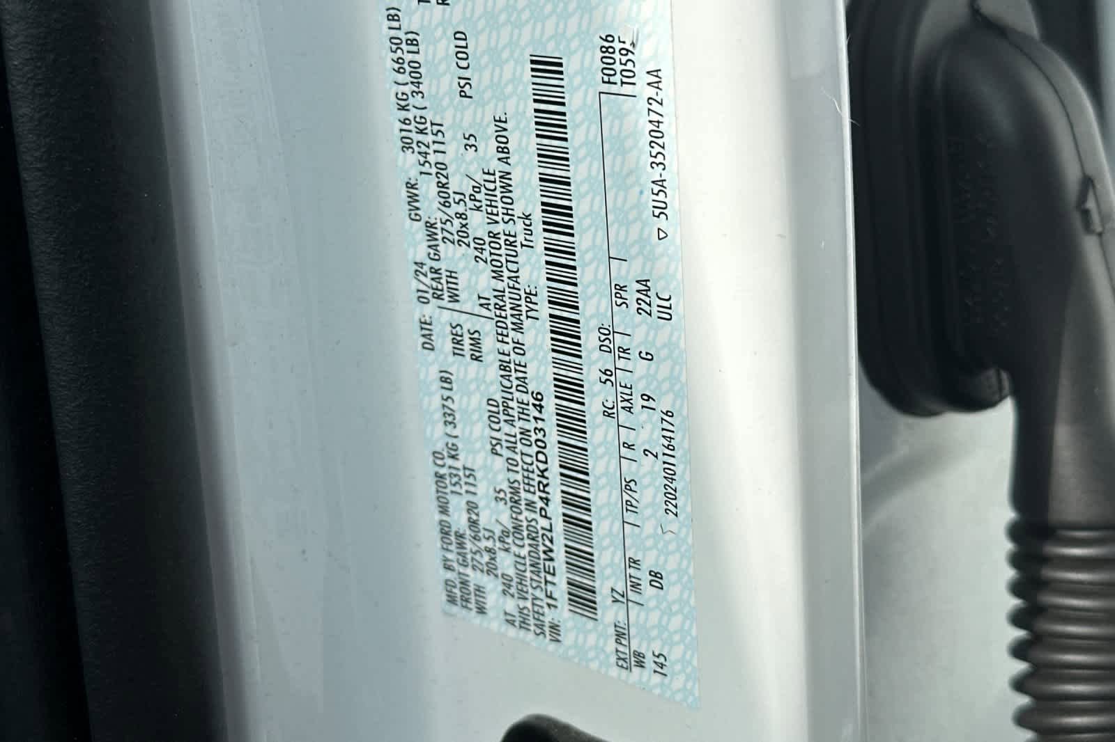 Certified 2024 Ford F150 STX AWD/4WD image 28