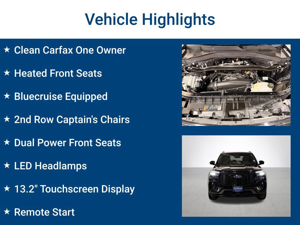 Certified 2025 Ford Explorer ST-Line AWD/4WD image 3