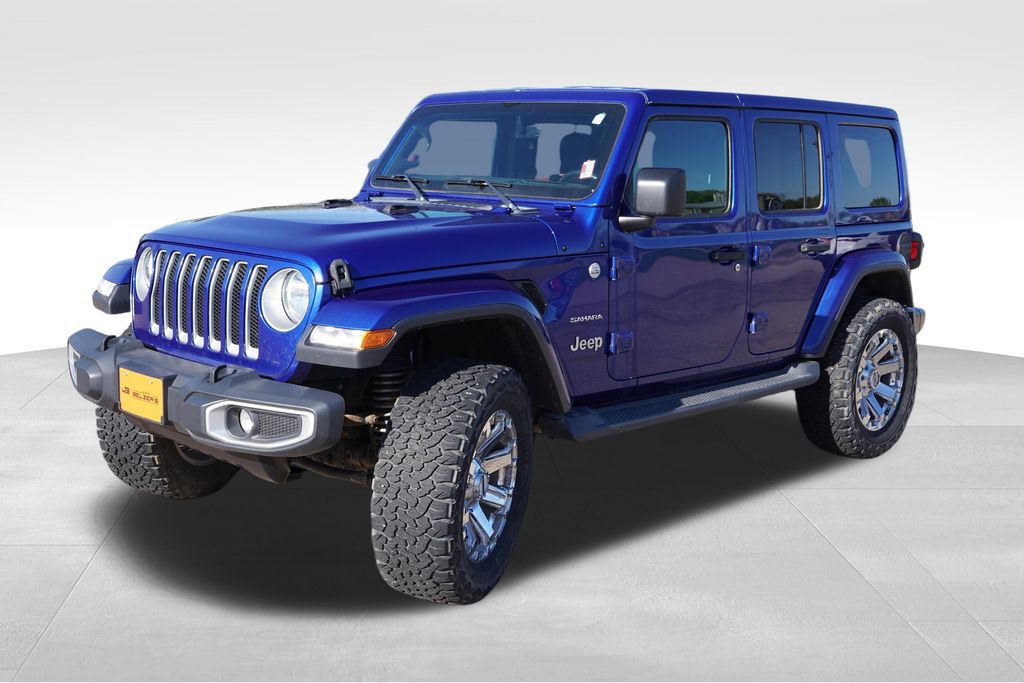 Used 2019 Jeep Wrangler Unlimited Sahara w/ Uconnect 4C Nav & Sound Group AWD/4WD image 11