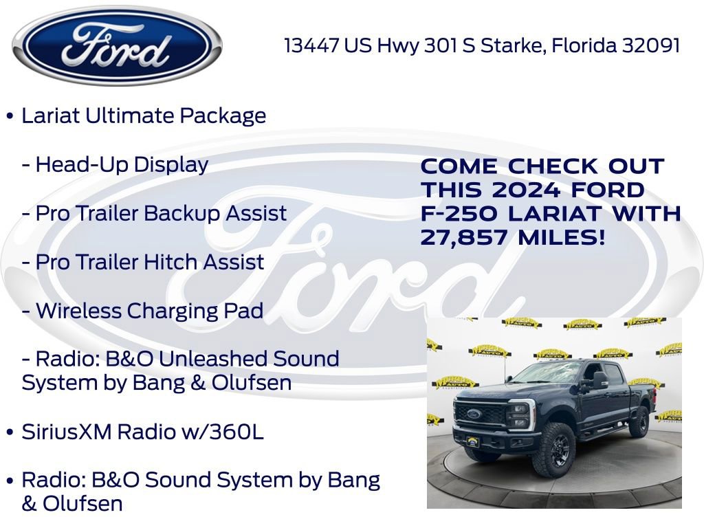 Certified 2024 Ford F250 Lariat w/ Lariat Ultimate Package AWD/4WD image 32