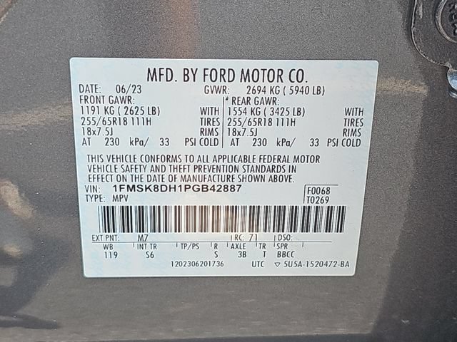 Certified 2023 Ford Explorer XLT w/ Equipment Group 202A AWD/4WD image 40