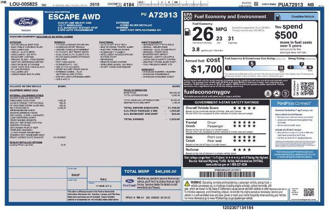 Certified 2023 Ford Escape ST-Line Select w/ Tech Pack #2 AWD/4WD image 27