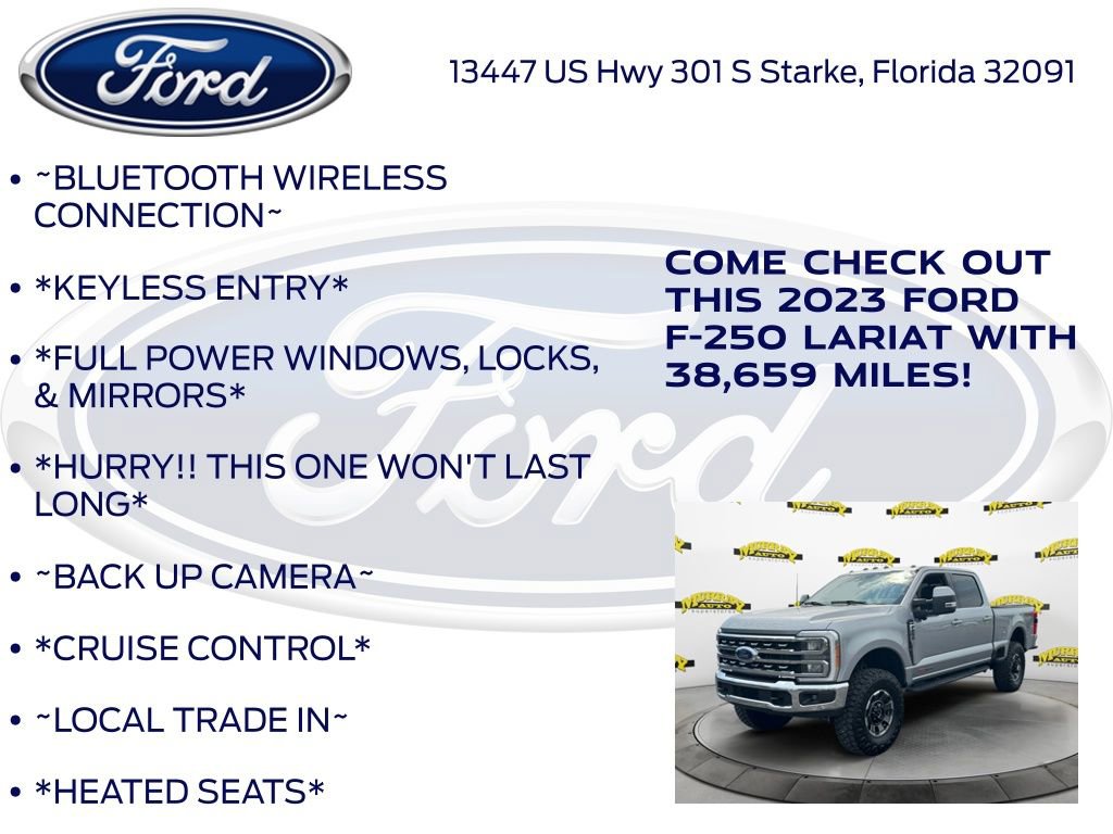 Certified 2023 Ford F250 Lariat w/ Lariat Ultimate Package AWD/4WD image 12