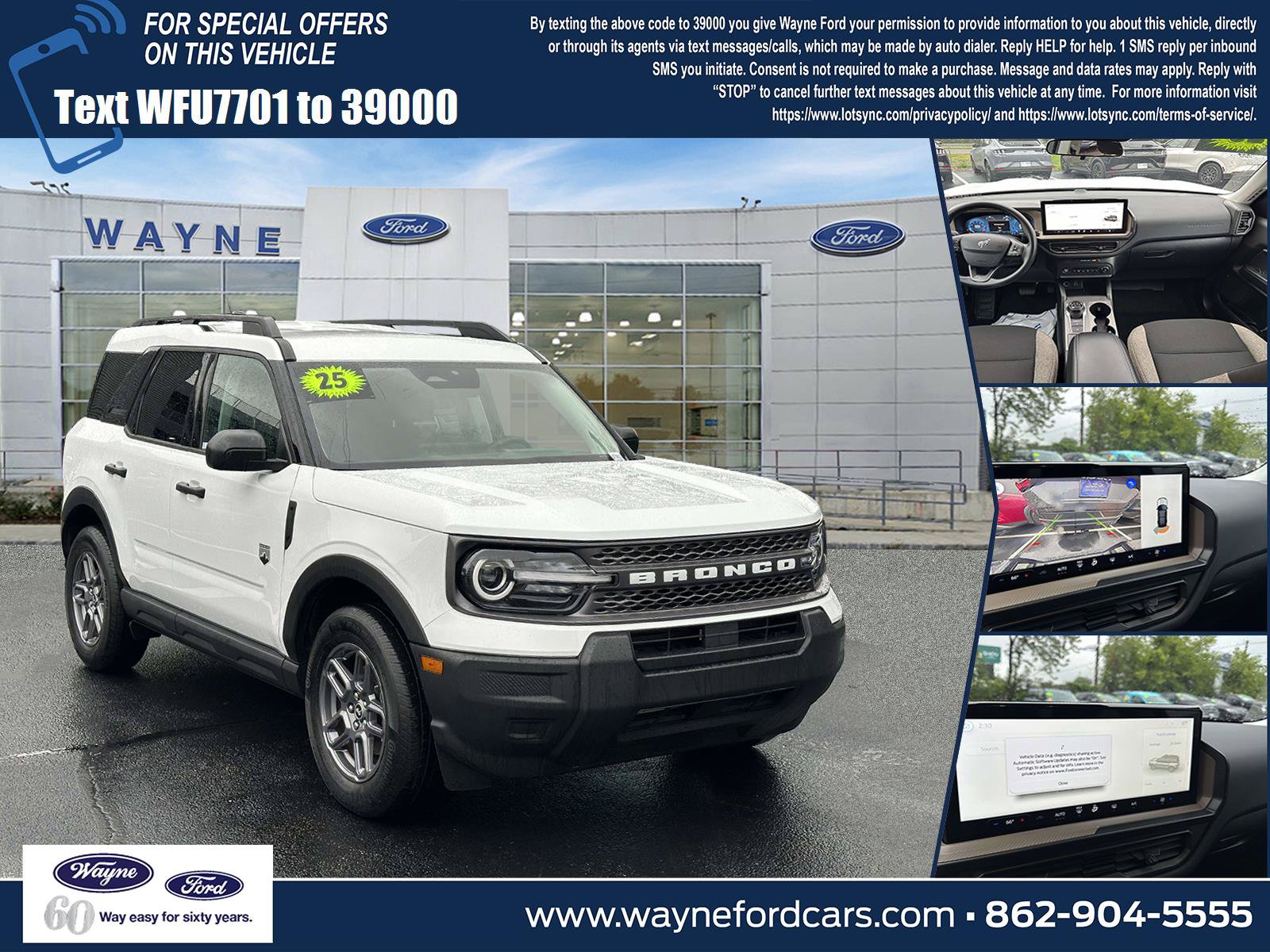 Certified 2025 Ford Bronco Sport Big Bend AWD/4WD image 1