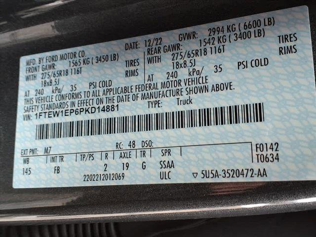 Certified 2023 Ford F150 XLT w/ Equipment Group 302A High image 28