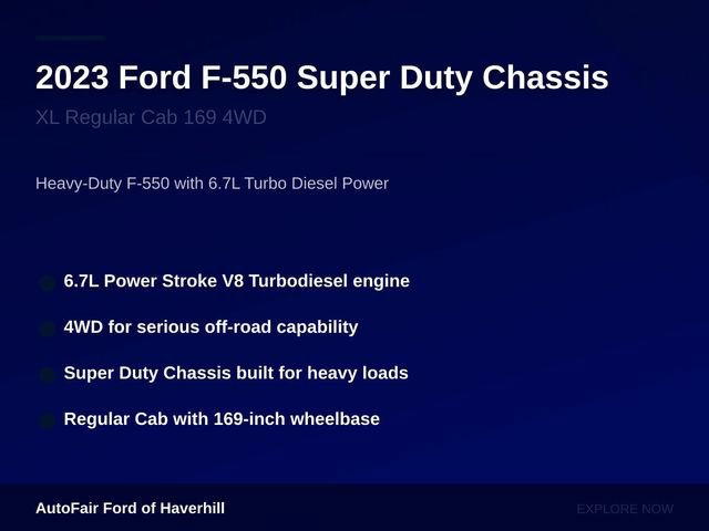 Certified 2023 Ford F550 4x4 Regular Cab Super Duty image 5