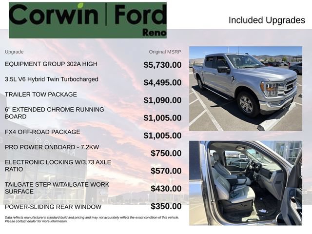 Certified 2021 Ford F150 XLT w/ Equipment Group 302A High AWD/4WD image 3