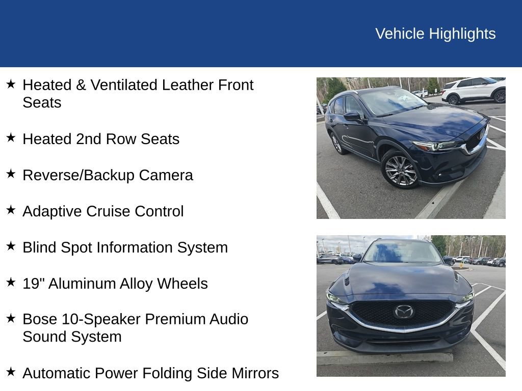 Used 2021 MAZDA CX-5 Grand Touring w/ GT Premium Package image 7