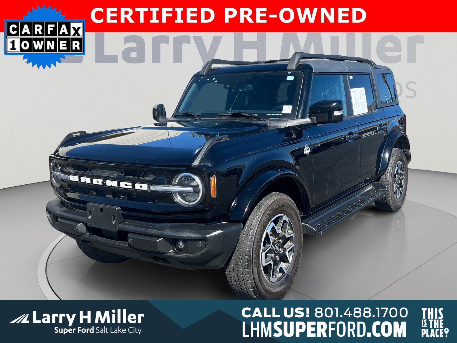 Certified 2025 Ford Bronco Outer Banks AWD/4WD image 1