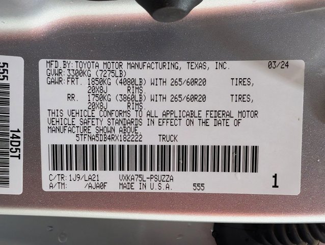 Used 2024 Toyota Tundra Platinum AWD/4WD image 22