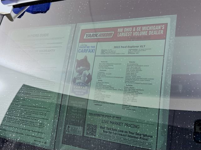 Certified 2022 Ford Explorer XLT w/ Equipment Group 202A image 13