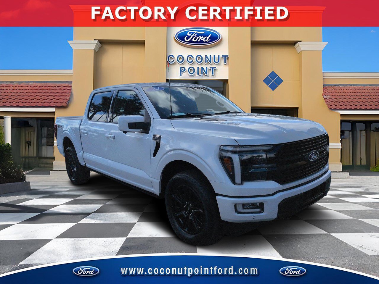 Certified 2024 Ford F150 Platinum w/ Equipment Group 702A High