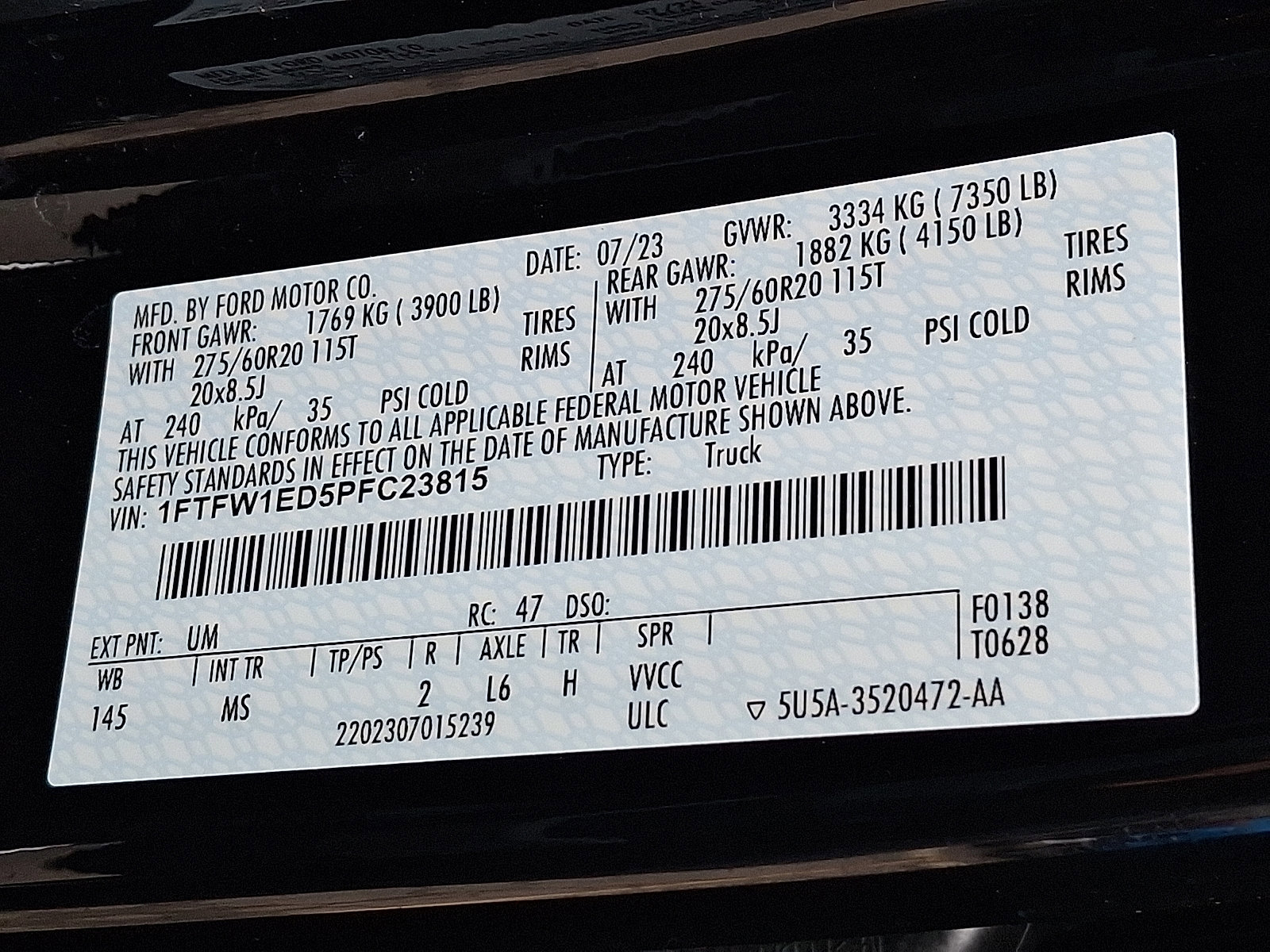 Certified 2023 Ford F150 XLT w/ Equipment Group 302A High image 26