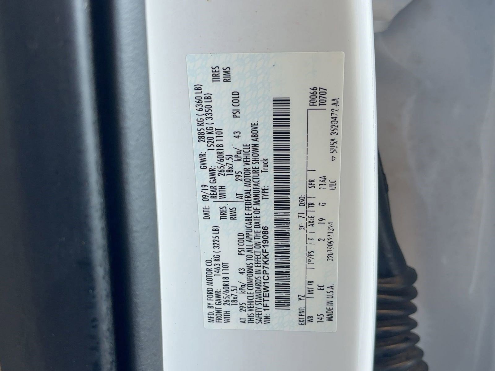 Certified 2019 Ford F150 Lariat w/ Equipment Group 501A Mid image 18