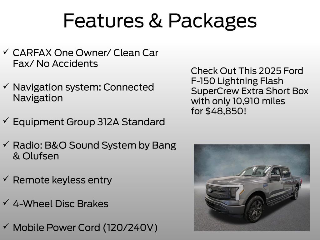 Certified 2025 Ford F150 Lightning Flash image 7