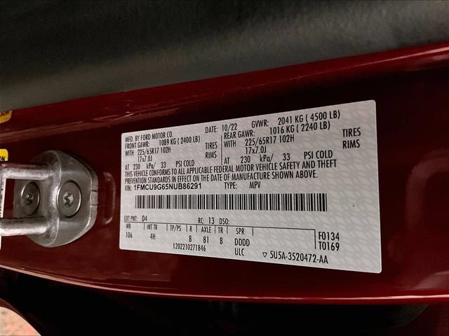 Certified 2022 Ford Escape SE w/ Convenience Package AWD/4WD image 32