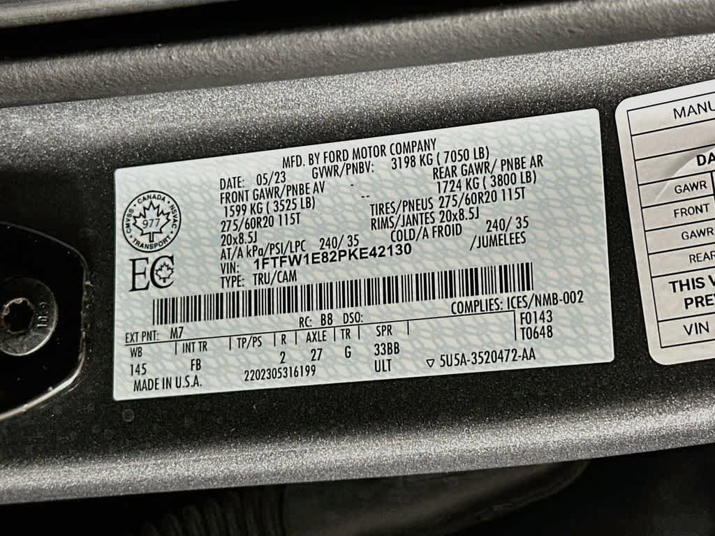 Certified 2023 Ford F150 XLT w/ Equipment Group 302A High AWD/4WD image 23