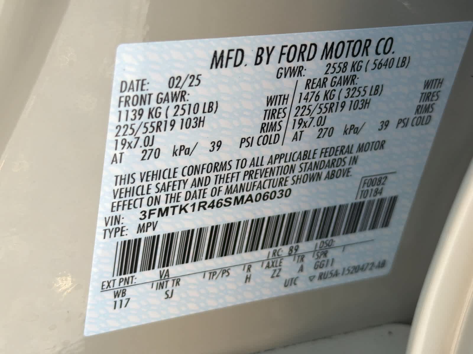 Certified 2025 Ford Mustang Mach-E Select RWD image 30