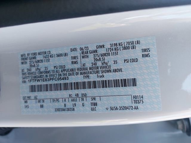 Certified 2023 Ford F150 Platinum w/ Equipment Group 701A High image 34