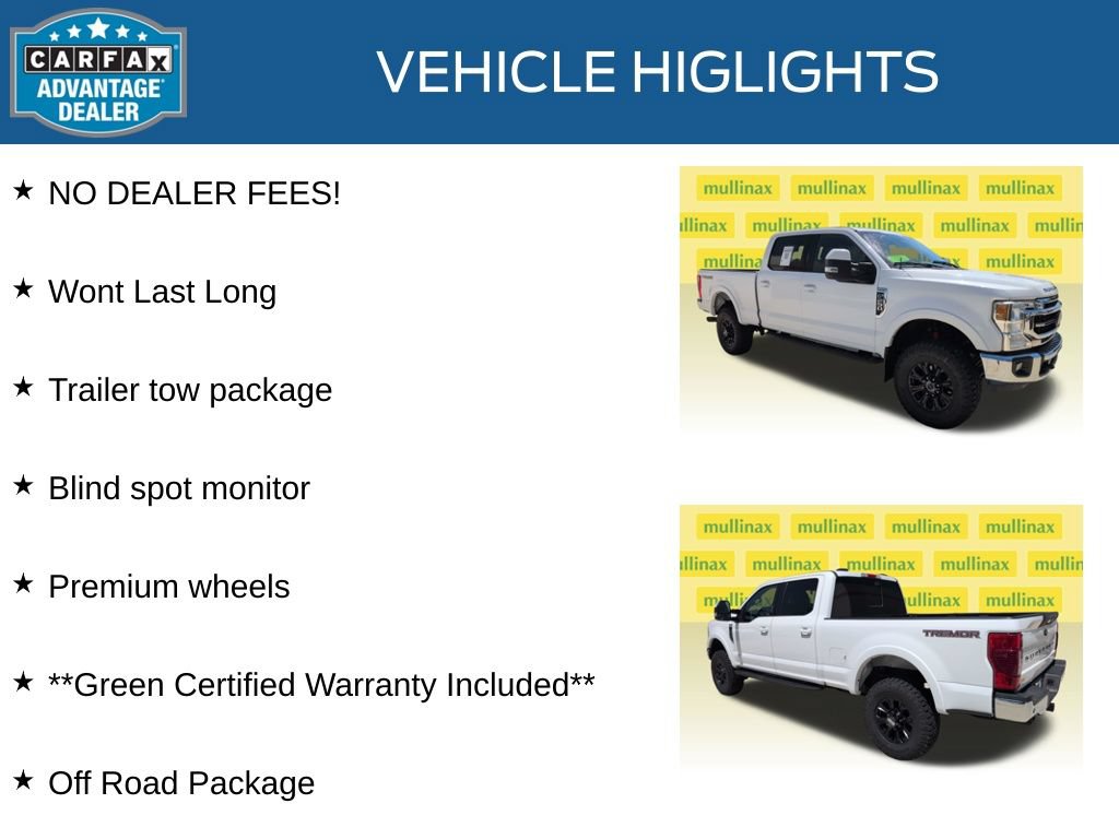 Certified 2022 Ford F250 Lariat w/ Tremor Off-Road Package AWD/4WD image 11