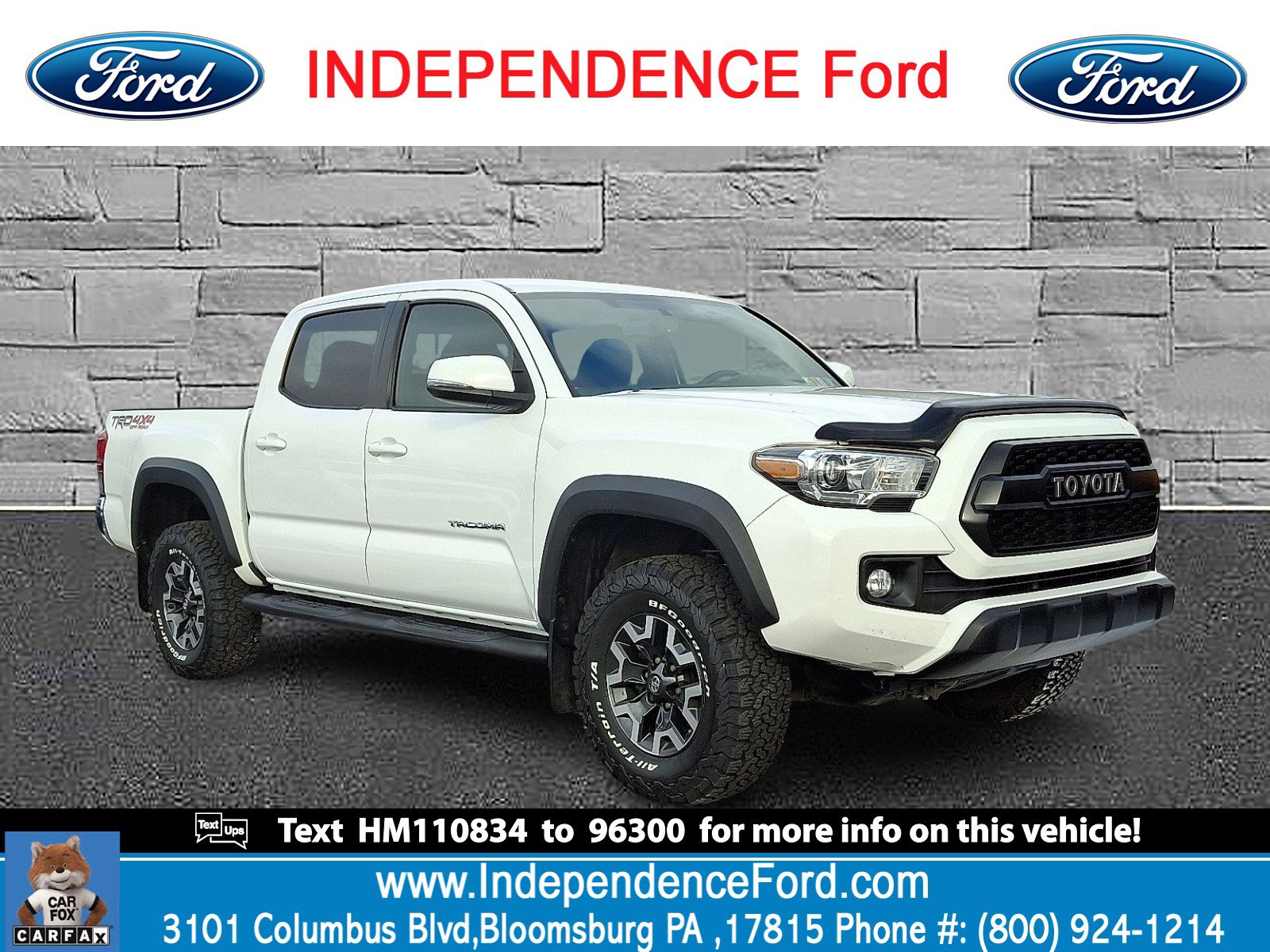 Used 2017 Toyota Tacoma TRD Off-Road image 1
