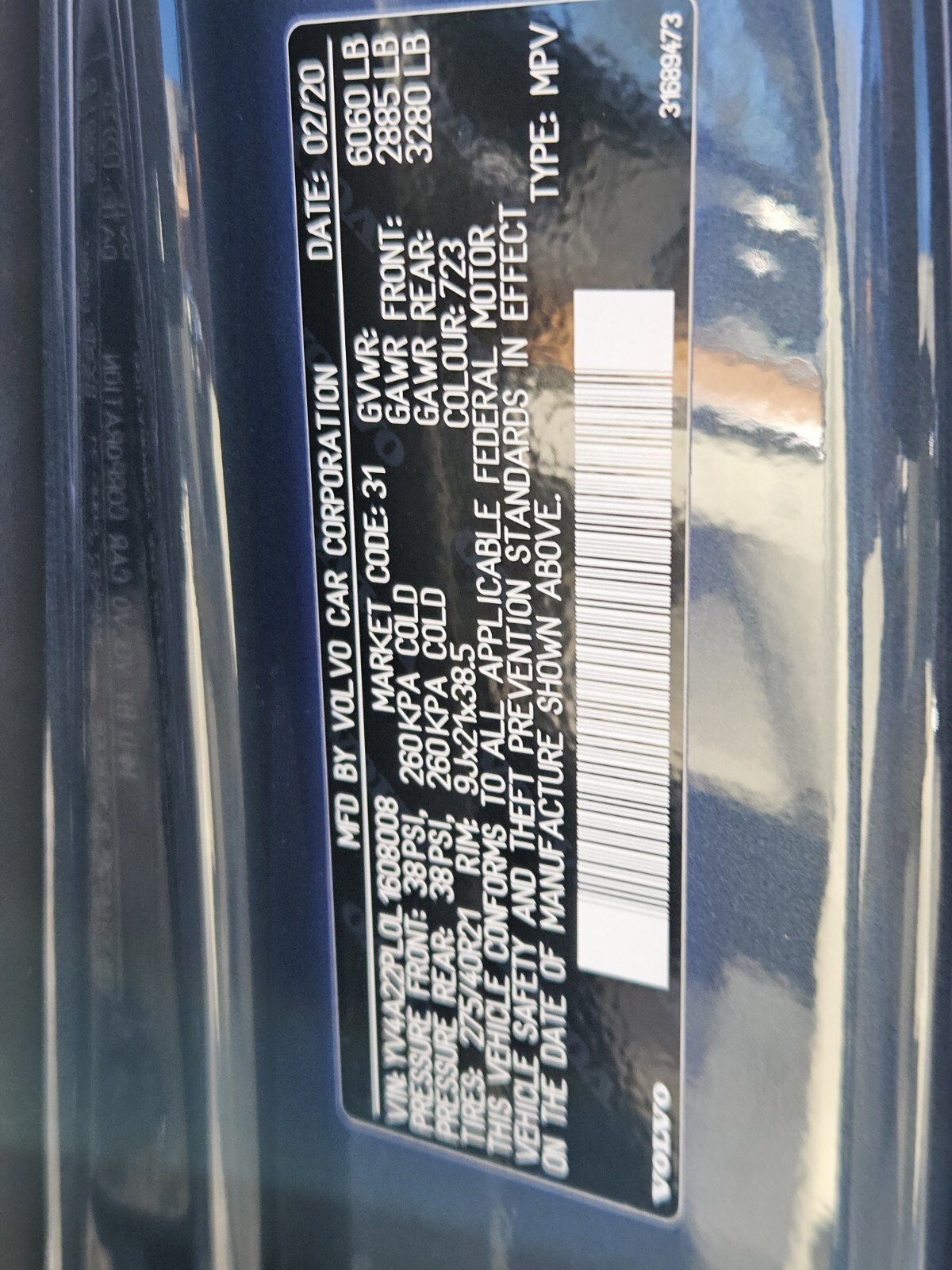 Used 2020 Volvo XC90 T6 Inscription w/ Protection Package Premier image 33