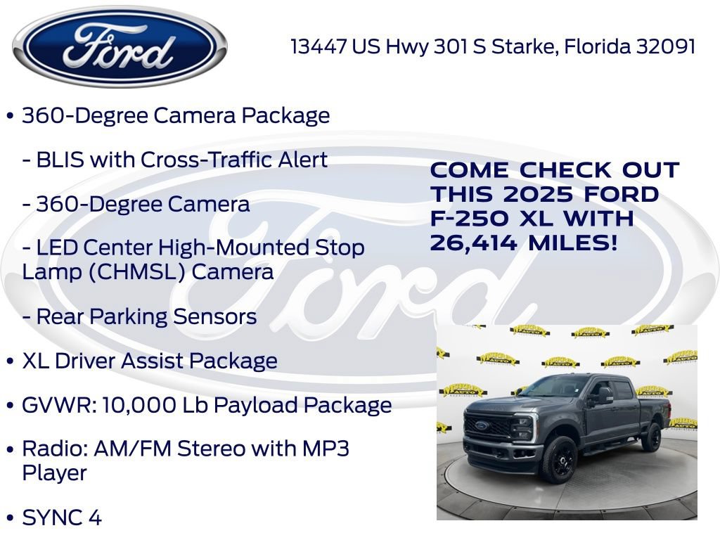 Certified 2025 Ford F250 XL w/ STX Appearance Package AWD/4WD image 32