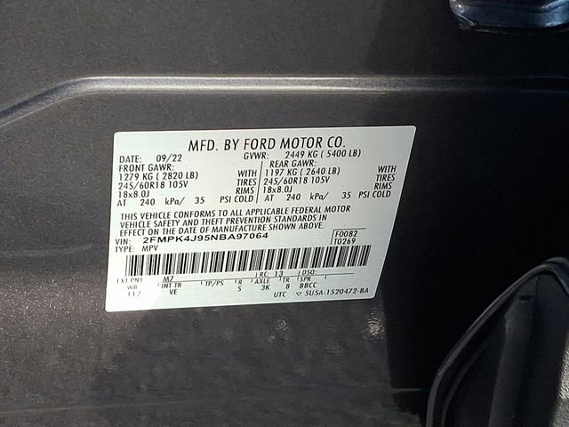 Certified 2022 Ford Edge SEL w/ Convenience Package AWD/4WD image 29