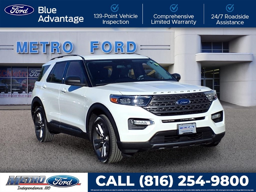 Certified 2021 Ford Explorer XLT w/ Equipment Group 202A AWD/4WD image 1