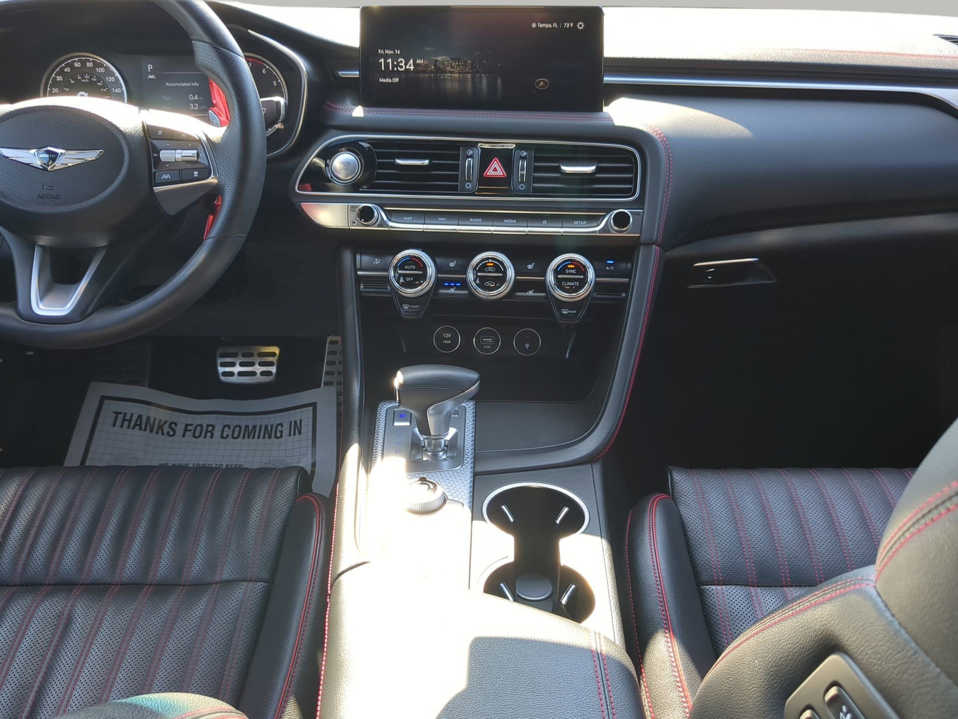 Used 2023 Genesis G70 2.0T w/ Sport Prestige Package image 39