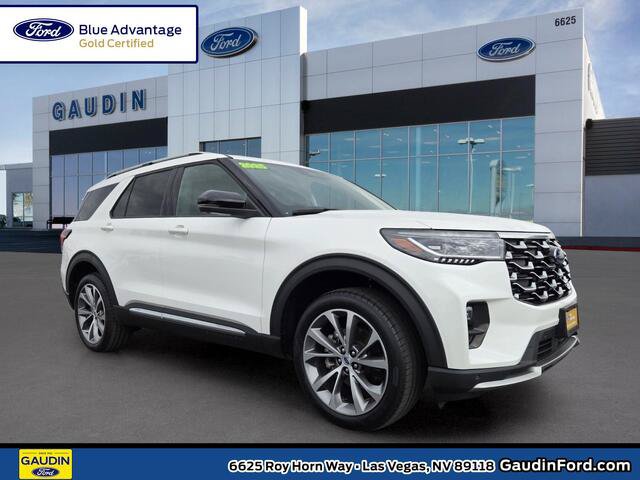 Certified 2025 Ford Explorer Platinum w/ Ultimate Package